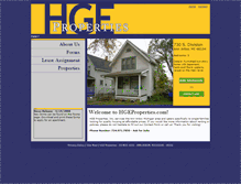 Tablet Screenshot of hgeproperties.com